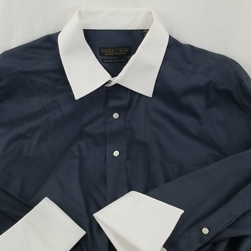 TRUMP French-cuff men's shirt
